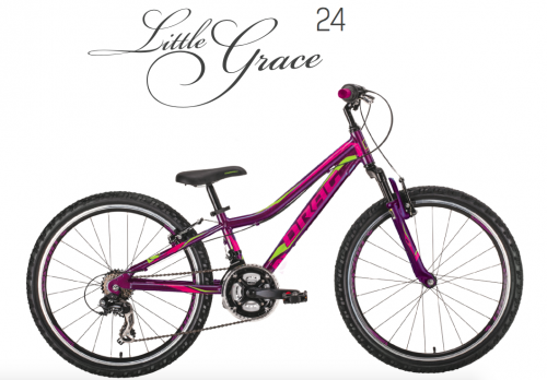 Велосипед Drag 24 Little Grace TY-37 Фиолетово/Зеленый 2020
