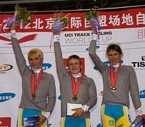 Победа Украинской женской сборной на третьем этапе Кубка мира по велотреку в Пекине