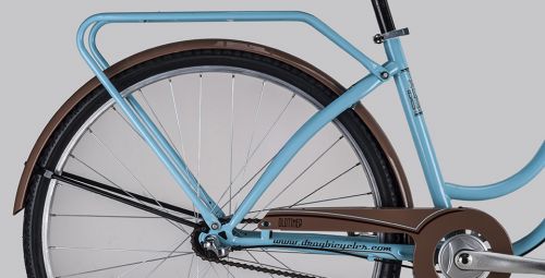 Велосипед Drag 28 Oldtimer Сине/Коричневый 2016 фото 3