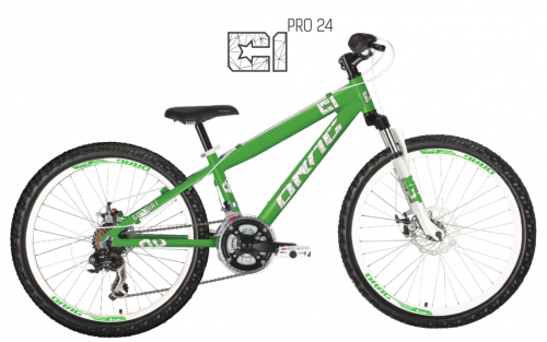 Велосипед Drag 24 C1 Pro TY-37 Зелено/Белый 2017