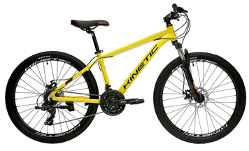 Велосипед KINETIC 26" PROFI 13" Жовтий 2024 (23-005) 2913500055358 фото